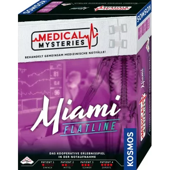 Kosmos Medical Mysteries - Miami Flatline 60 min galda spēle dedukcija