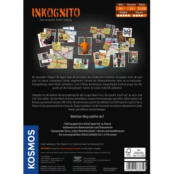 Kosmos Masters of Crime - Inkognito 150 minūšu galda spēle Detektīvs
