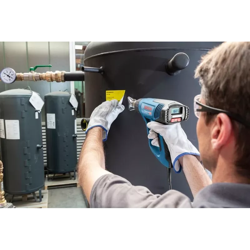 Bosch GHG 23-66 Professional Karstā gaisa pistole 500 l/min 650 °C 2300 W Zila
