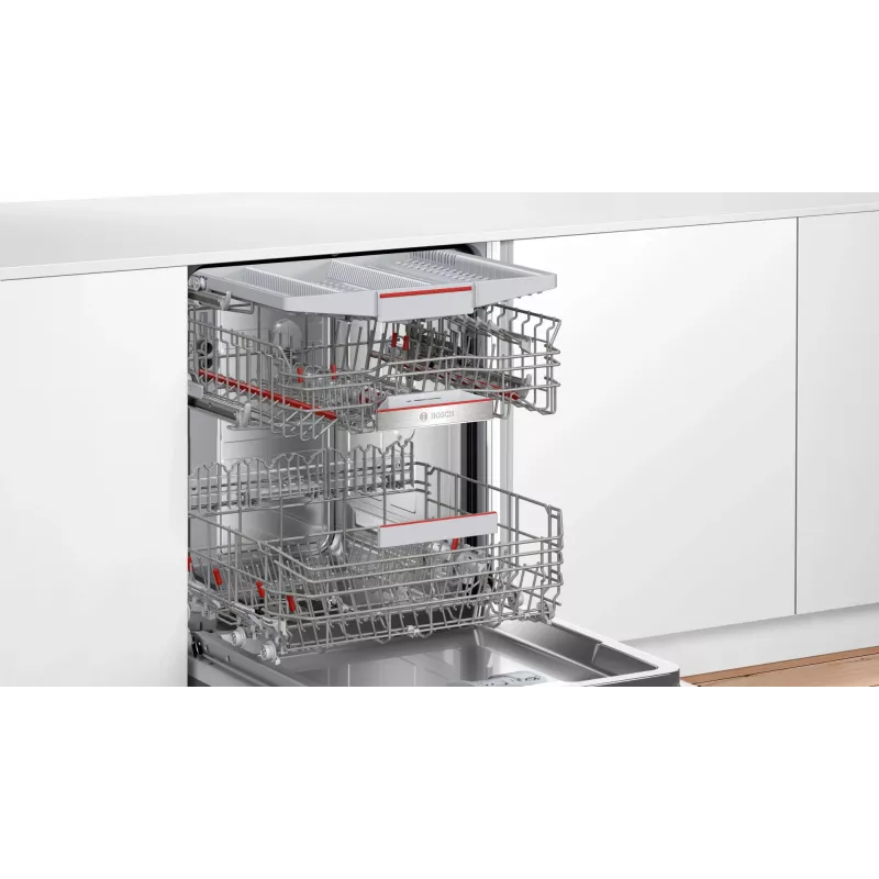 Bosch Serie 4 SMP4ECS71S trauku mazgājamā mašīna Iebūvējama zem darba virsmas 14 galda klājumi