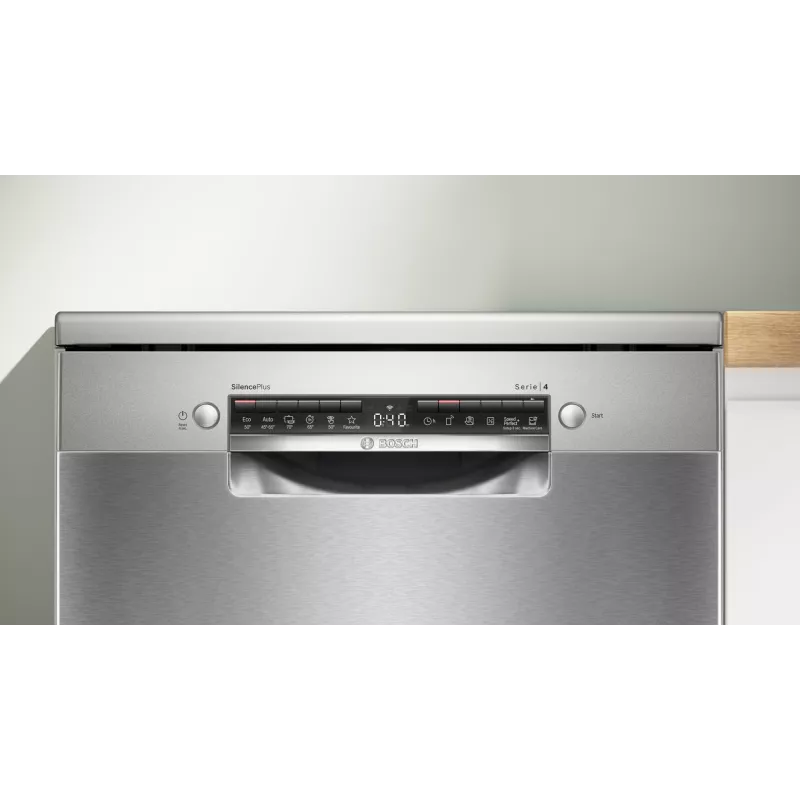 Bosch Serie 4 SMS4EVI08E trauku mazgājamā mašīna Brīvi stāvošs 14 galda klājumu komplekti