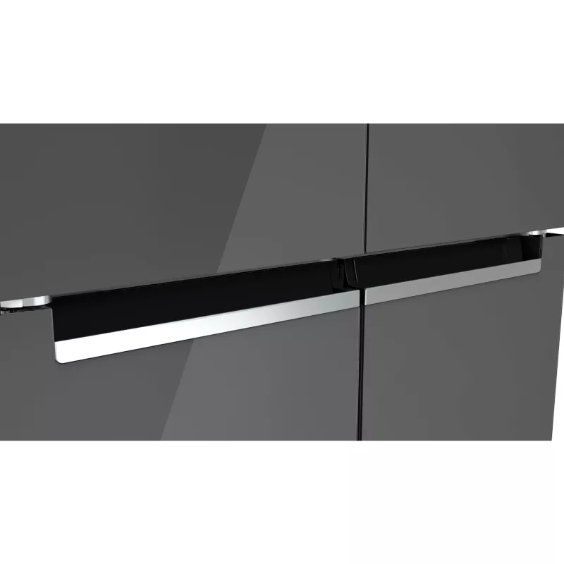 Bosch Serie 4 KMC85LEEA side-by-side ledusskapis Brīvstāvošs 547 L Pelēks