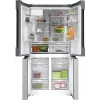 Bosch Serie 6 KFI96APEA blakussienas ledusskapis Brīvi stāvošs 574 L Matēta tērauda