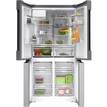 Bosch Serie 6 KFI96APEA blakussienas ledusskapis Brīvi stāvošs 574 L Matēta tērauda