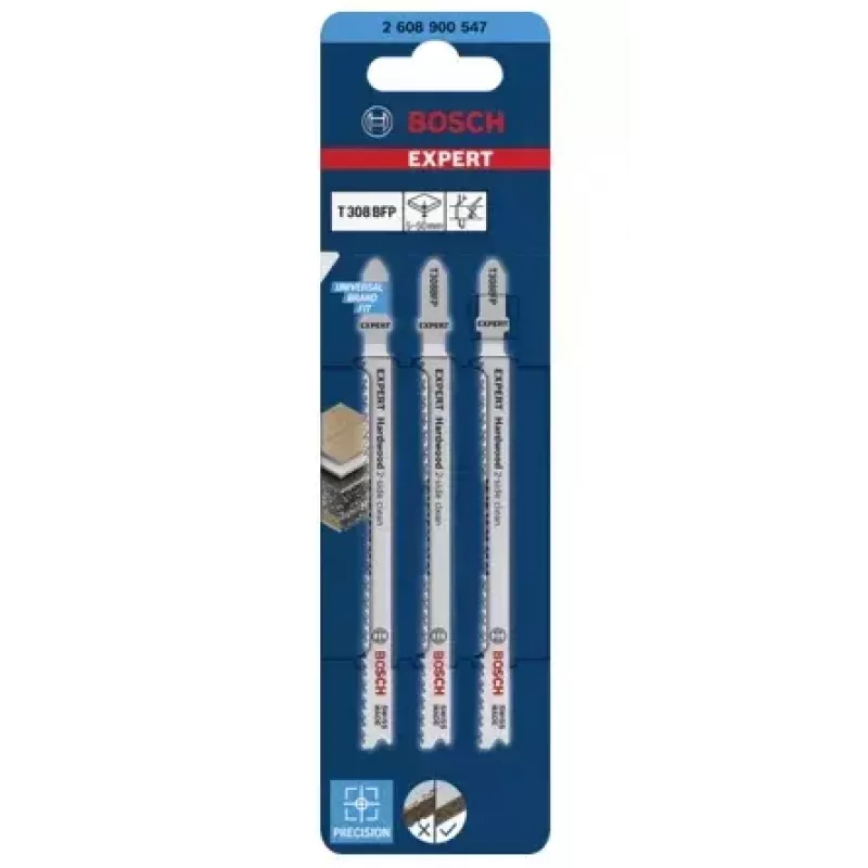 Bosch T 308 BFP Jigsaw blade Bimetal 3 gab.