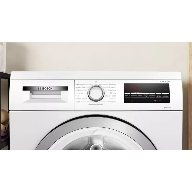 Bosch Serie 6 WUU28T71 veļas mazgājamā mašīna ar priekšējo ielādi 8 kg 1400 apgr./min Baltā