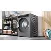 Bosch Serie 8 WNC254AS0 veļas mazgājamā mašīna ar žāvētāju Brīvi stāvoša Ielādēšana no priekšpuses Nerūsējošais tērauds