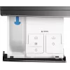 Bosch Serie 8 WNC254AS0 veļas mazgājamā mašīna ar žāvētāju Brīvi stāvoša Ielādēšana no priekšpuses Nerūsējošais tērauds