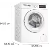 Bosch Serie 6 WUU28T22 veļas mazgājamā mašīna ar priekšējo ielādi 9 kg 1351 RPM balta