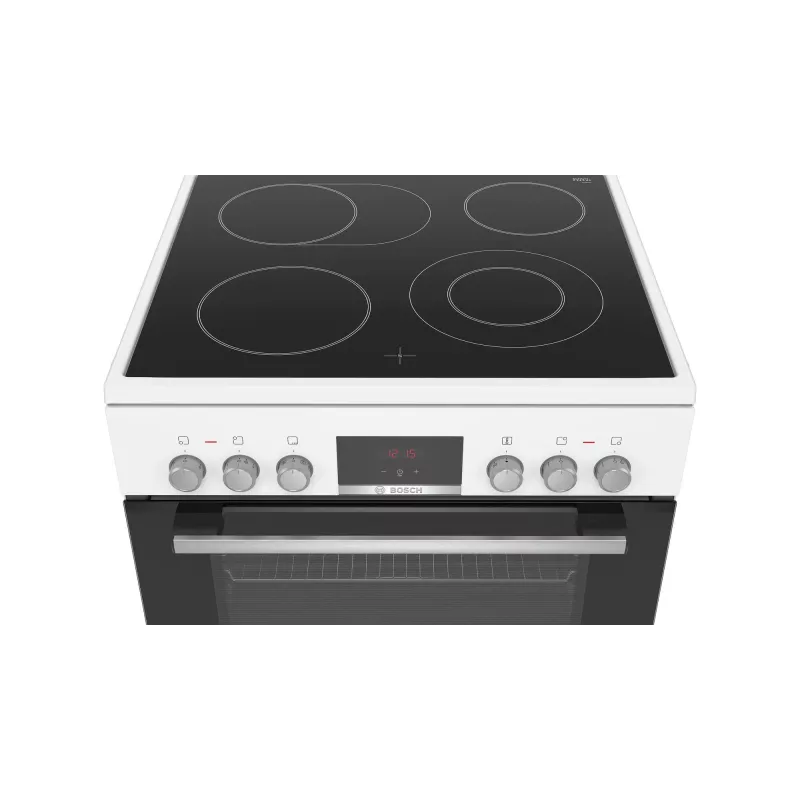 Bosch Serie 4 HKR39C220 plīts Brīvstāvoša plīts Elektriskā Keramiskā plīts virsma Balta