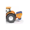Siku traktors ar sniega vērstuvi un sāls kliedētāju, Traktora modelis, Salikts, 1:50, Metāls, Plastmasa, 3 gadi, Melna, Zila, Oranža