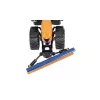 Siku traktors ar sniega vērstuvi un sāls kliedētāju, Traktora modelis, Salikts, 1:50, Metāls, Plastmasa, 3 gadi, Melna, Zila, Oranža