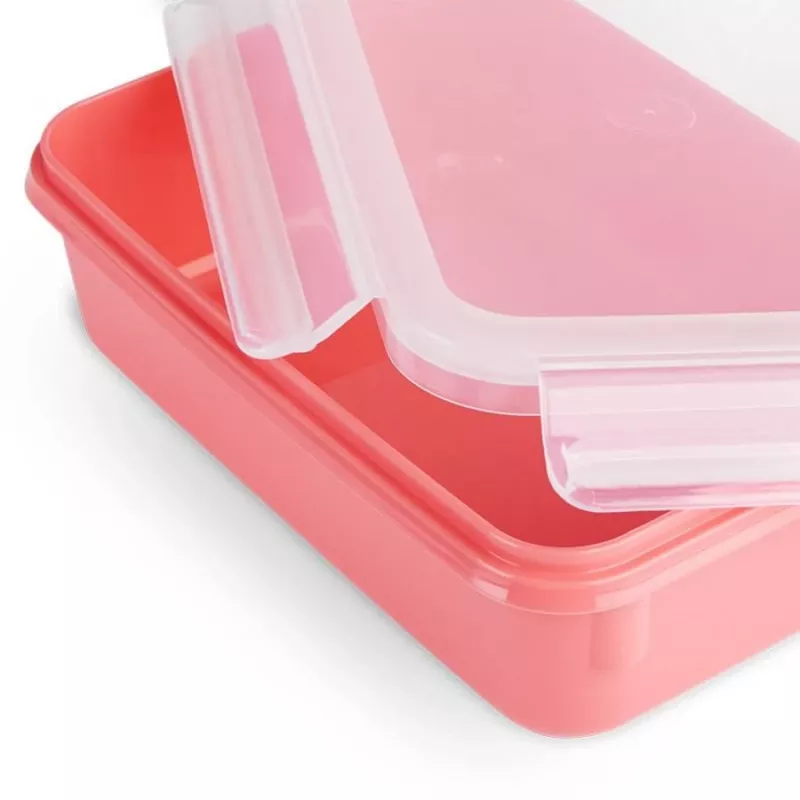 EMSA Clip & Close Rectangular Set Coral 4 gab.