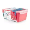 EMSA Clip & Close Rectangular Set Coral 4 gab.