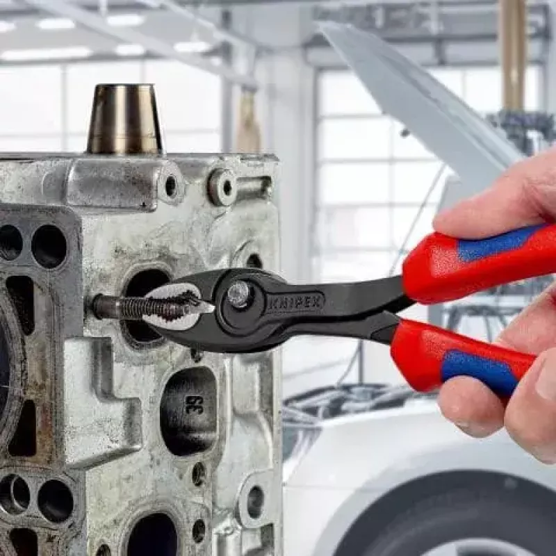 Slīdlocīkļu knaibles Knipex TwinGrip žokļu platums 5,1 cm garums 200 mm