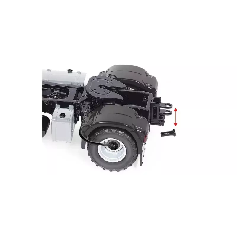 Kravas automašīnas/piekabes modelis Wiking 077652 salikts 1:32