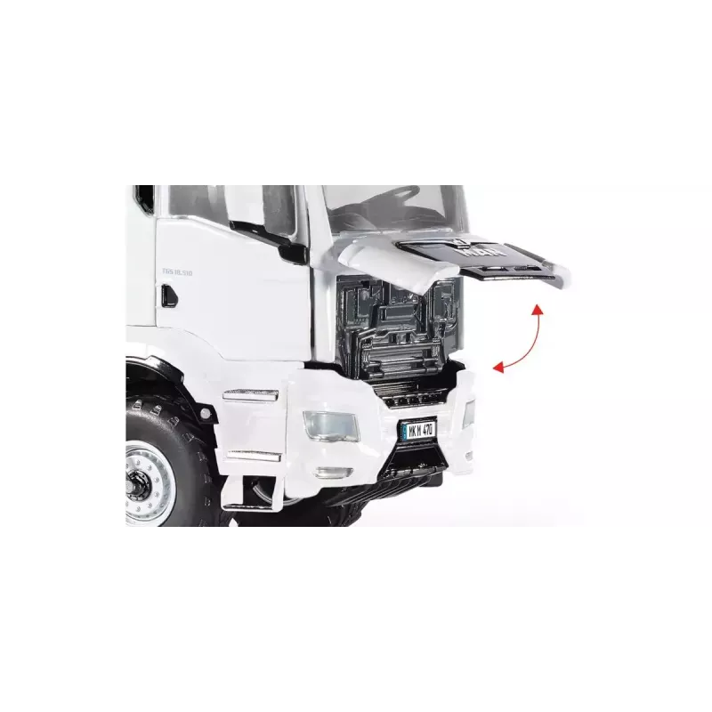 Kravas automašīnas/piekabes modelis Wiking 077652 salikts 1:32