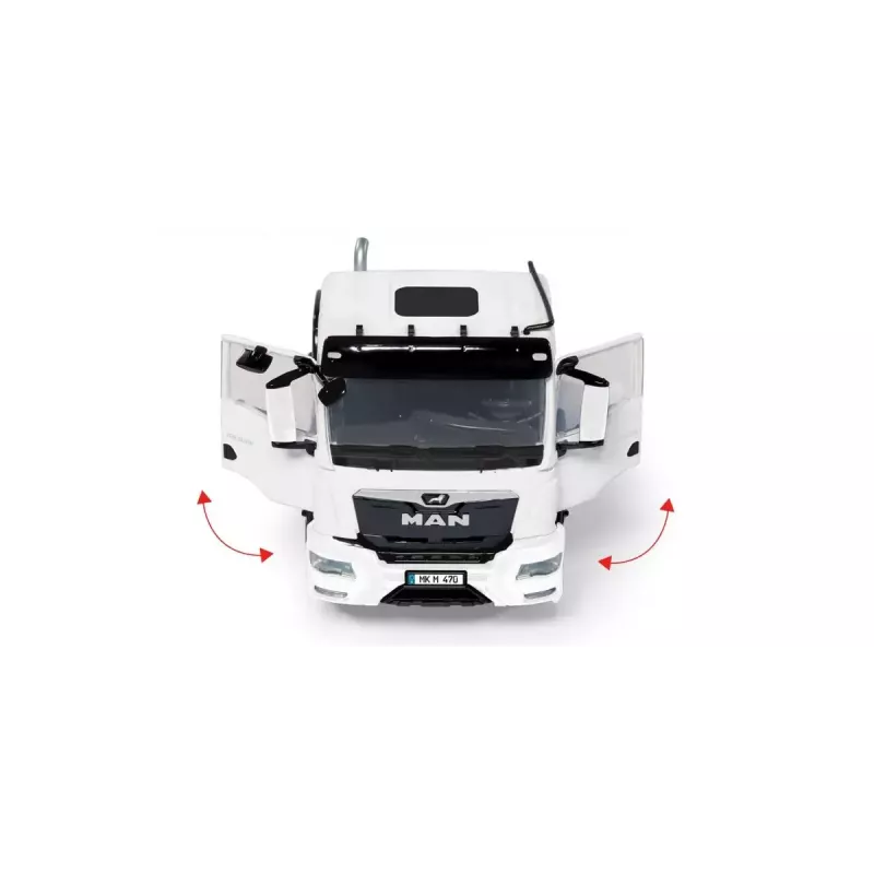 Kravas automašīnas/piekabes modelis Wiking 077652 salikts 1:32