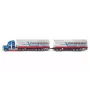Siku Road Train, Autovilciena modelis, Samontēts, 1:87, Metāls, Plastmasa, 3 gadi, Zils, Sarkans, Balts