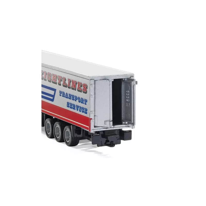 Siku Road Train, Autovilciena modelis, Samontēts, 1:87, Metāls, Plastmasa, 3 gadi, Zils, Sarkans, Balts