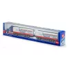 Siku Road Train, Autovilciena modelis, Samontēts, 1:87, Metāls, Plastmasa, 3 gadi, Zils, Sarkans, Balts