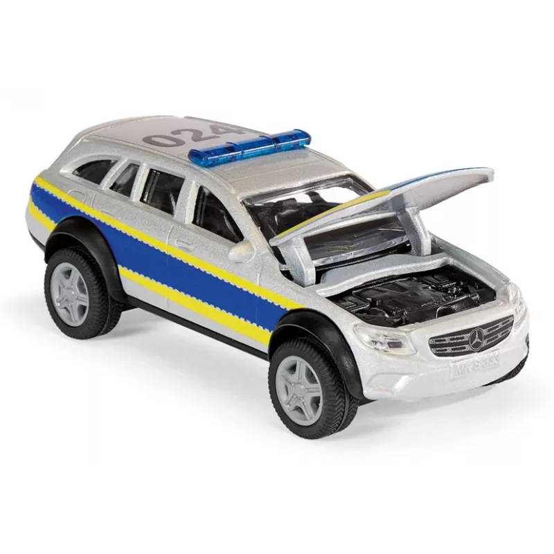 Siku Mercedes-Benz E-Class All Terrain 4X4 Police policijas automašīnas modelis, salikts, 1:50