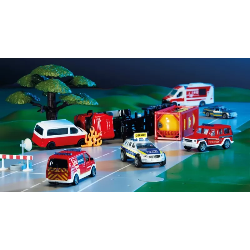 Siku Mercedes-Benz E-Class All Terrain 4X4 Police policijas automašīnas modelis, salikts, 1:50