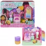 Gabby's Dollhouse, Sweet Dreams guļamistaba ar Pillow Cat figūriņu un 3 aksesuāriem, 3 mēbelēm un 2 piegādēm, rotaļlietas bērniem no 3 gadu vecuma