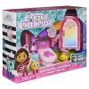 Gabby's Dollhouse, Sweet Dreams guļamistaba ar Pillow Cat figūriņu un 3 aksesuāriem, 3 mēbelēm un 2 piegādēm, rotaļlietas bērniem no 3 gadu vecuma