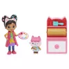 Gabby's Dollhouse , Mākslas studijas komplekts ar 2 rotaļu figūriņām, 2 aksesuāriem, piegādi un mēbeli, rotaļlietas bērniem no 3 gadu vecuma