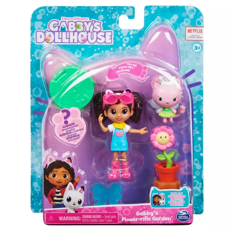 Gabby's Dollhouse , Mākslas studijas komplekts ar 2 rotaļu figūriņām, 2 aksesuāriem, piegādi un mēbeli, rotaļlietas bērniem no 3 gadu vecuma