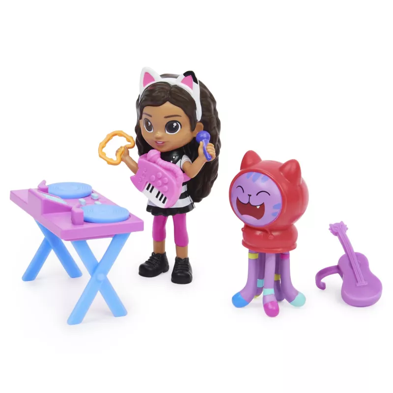 Gabby's Dollhouse , Mākslas studijas komplekts ar 2 rotaļu figūriņām, 2 aksesuāriem, piegādi un mēbeli, rotaļlietas bērniem no 3 gadu vecuma