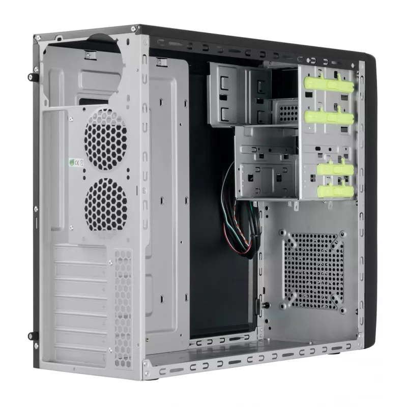 Chieftec CG-04B-OP datora korpuss Midi Tower melns