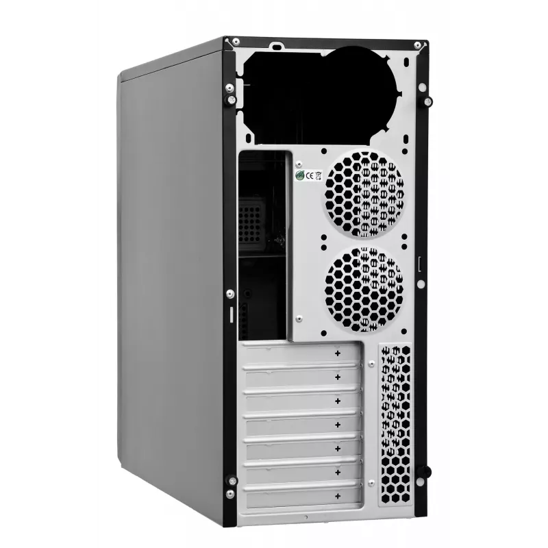Chieftec CG-04B-OP datora korpuss Midi Tower melns