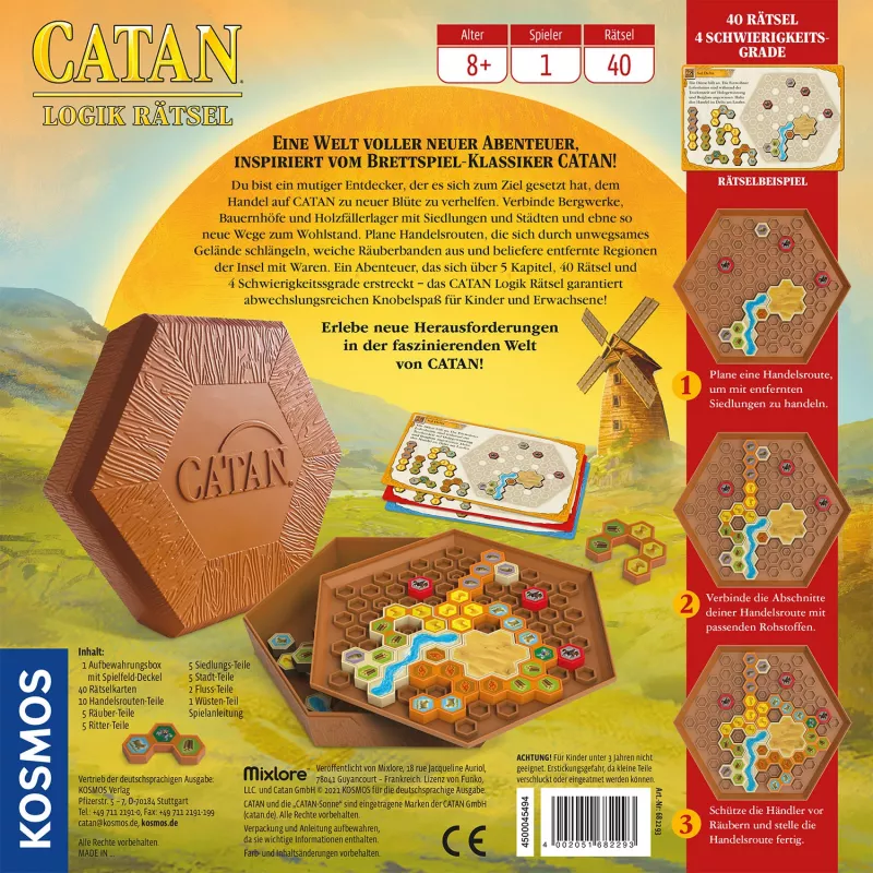 Kosmos Catan formas puzle Vēsture