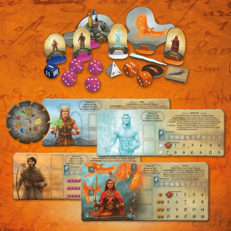 Kosmos Die Legenden von Andor - Magische Helden galda spēle Stratēģija