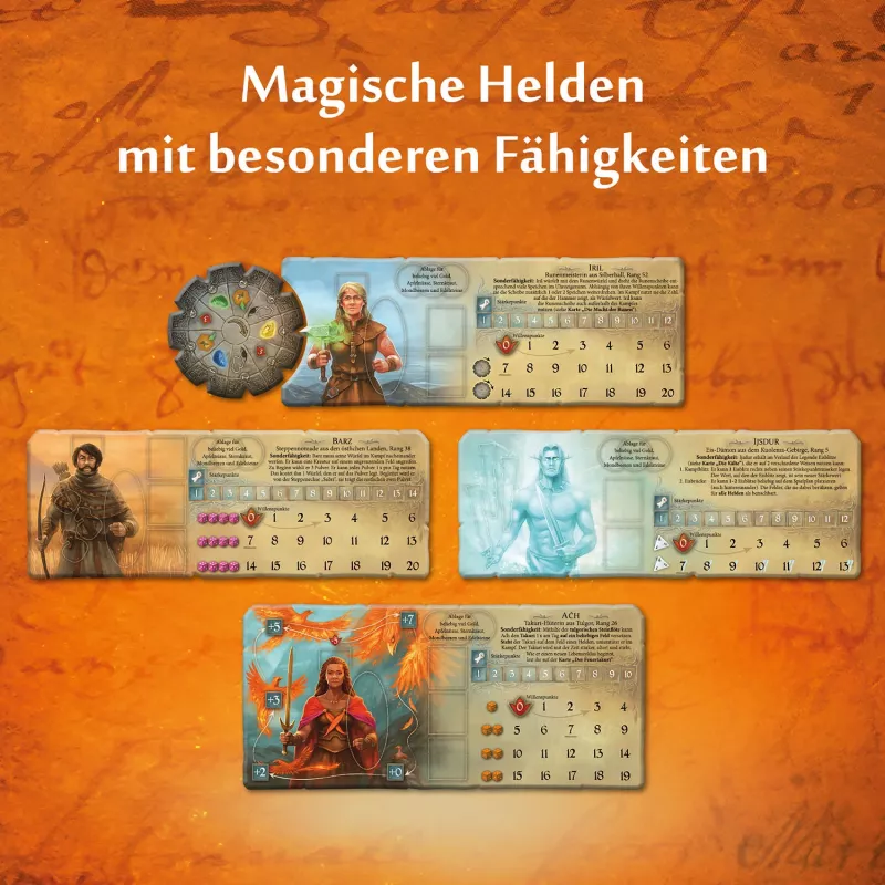 Kosmos Die Legenden von Andor - Magische Helden galda spēle Stratēģija
