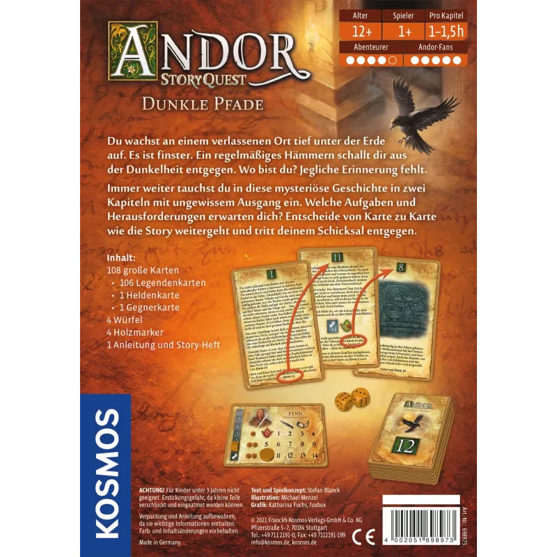 Kosmos Andor StoryQuest galda spēle ģimenei
