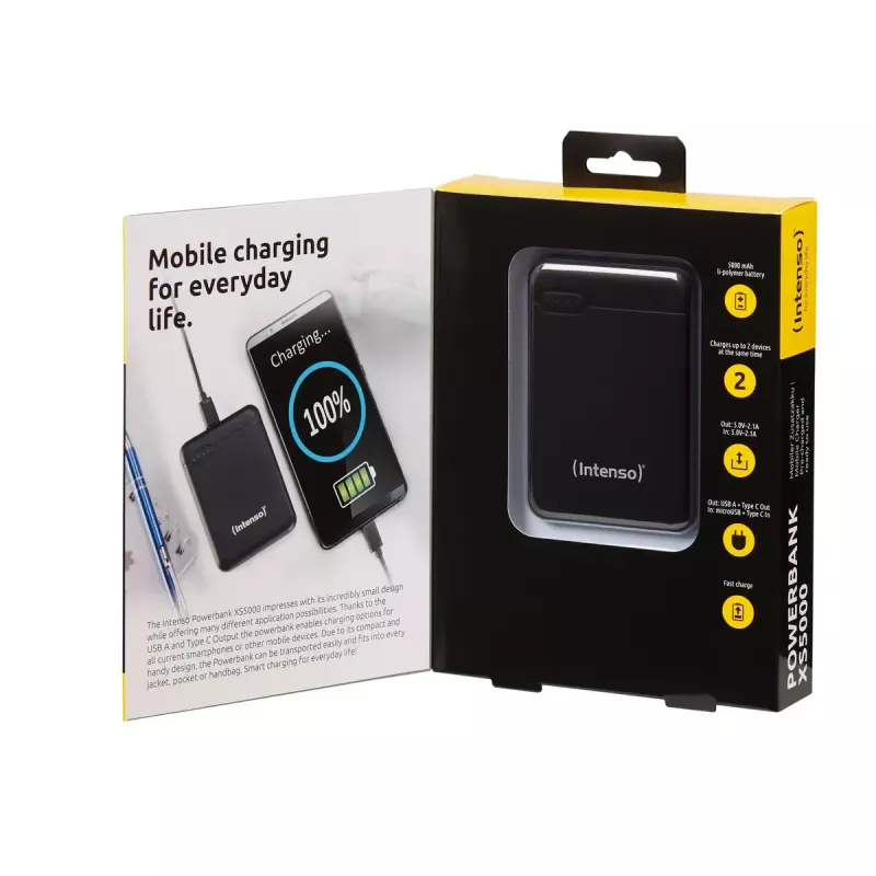 Intenso 7313520 ārējais akumulators 5000 mAh