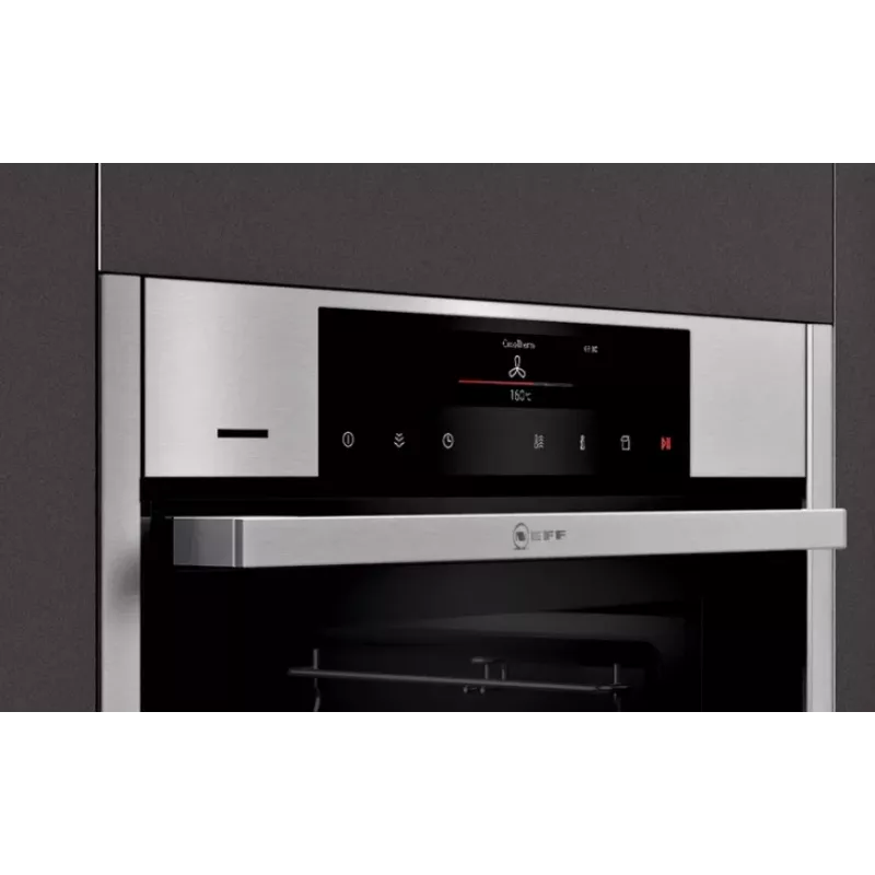 Neff N90 71 L Melns, Nerūsējošais tērauds