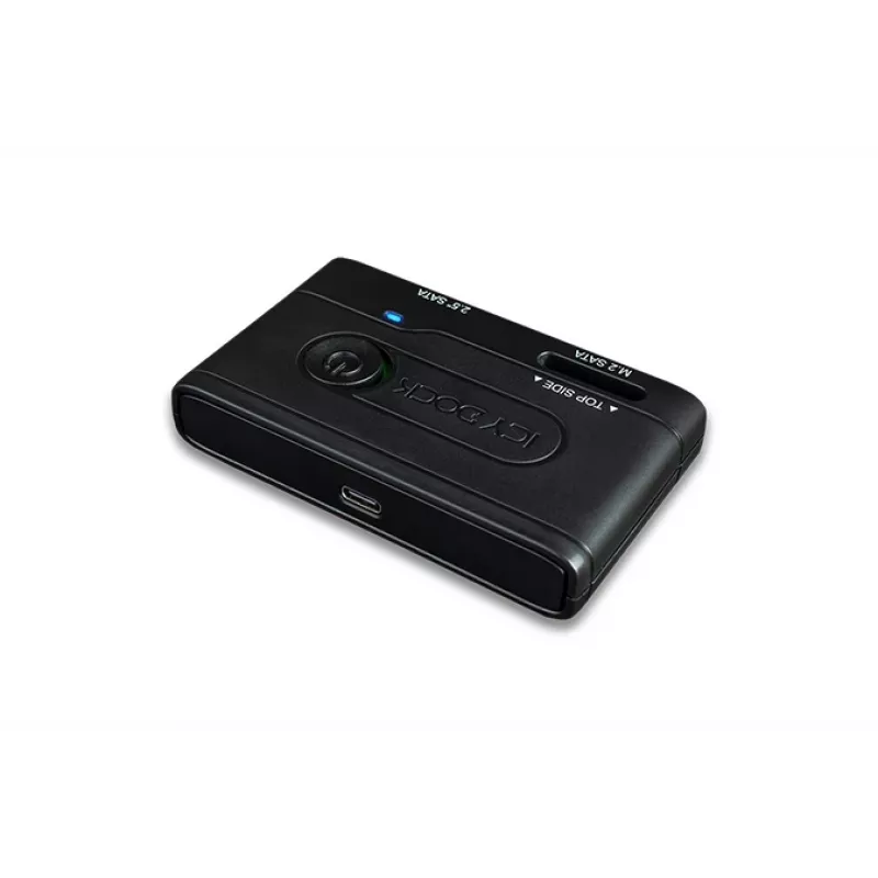 ICY BOX Ez-adapteris - 2,5 collu un M.2 SATA cietā diska/SSD uz USB 3.2 Gen 1 adapteris