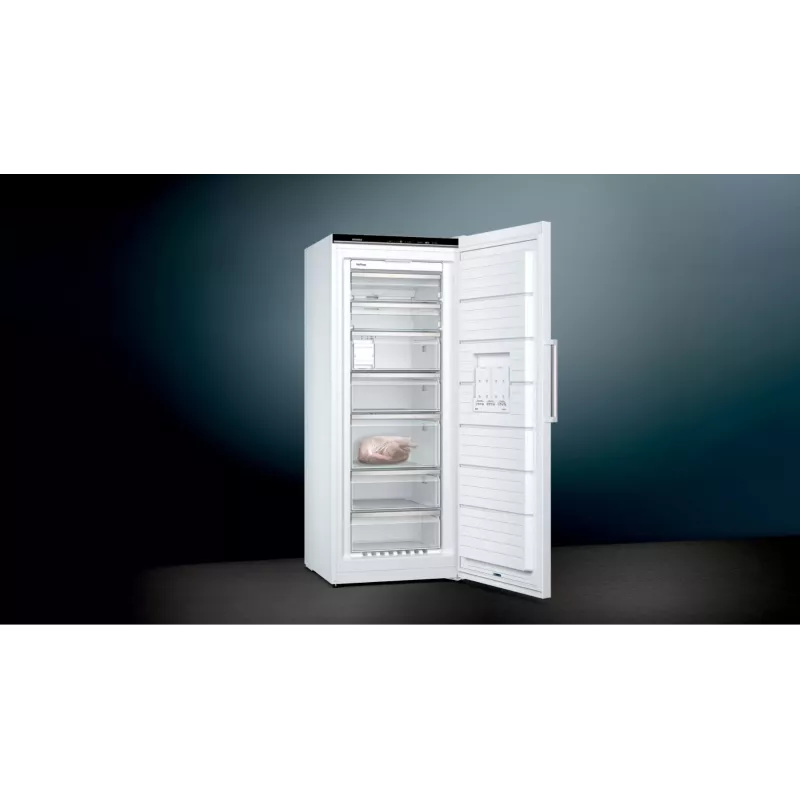 Siemens iQ500 GS54NAWCV saldētava Stāvsaldētava Brīvstāvoša 328 L Balts