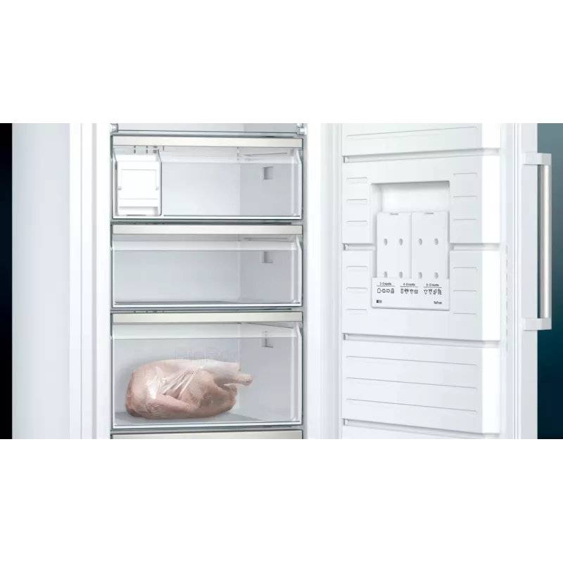 Siemens iQ500 GS54NAWCV saldētava Stāvsaldētava Brīvstāvoša 328 L Balts