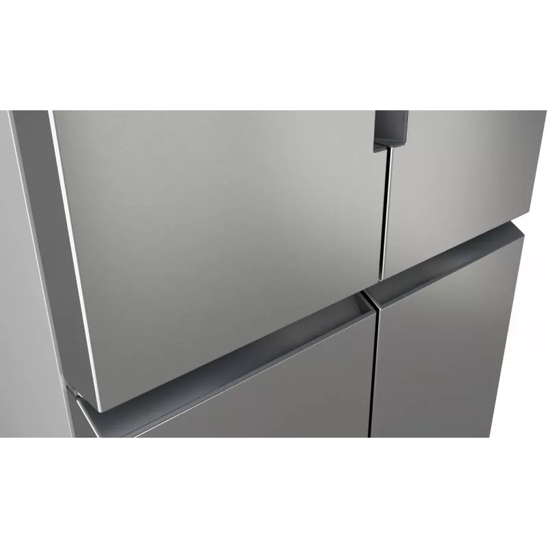 Siemens iQ300 KF96NVPEA ledusskapis ar blakus novietotu saldētavu Brīvi stāvošs 605 L Sudraba