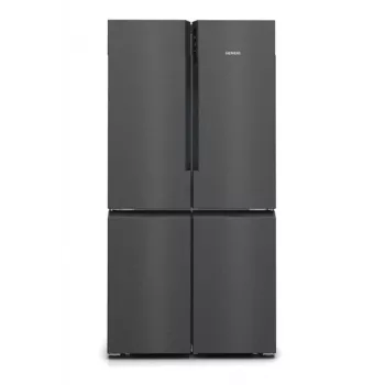 Siemens iQ500 KF96NAXEA blakus novietojams ledusskapis Brīvstāvošs 605 L Melns, Nerūsējošais tērauds