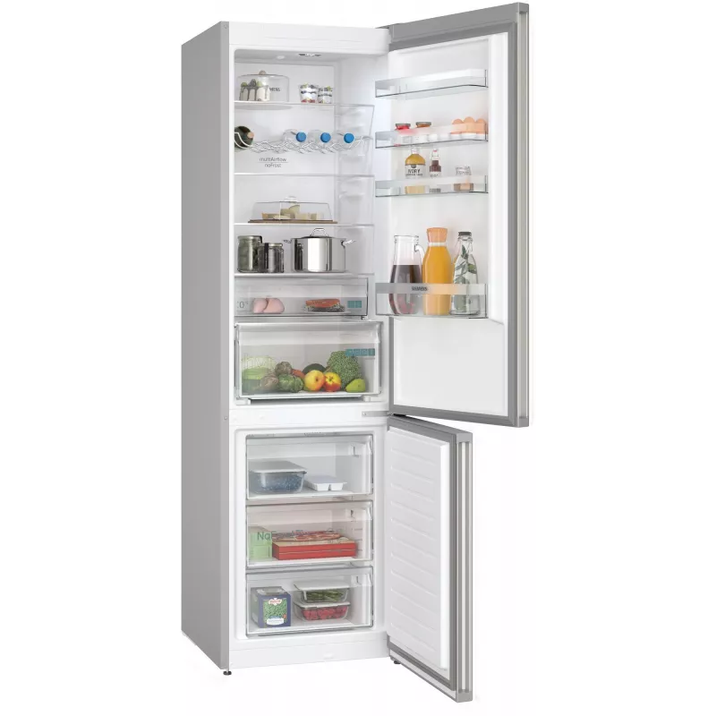 Siemens iQ300 KG39NXICF ledusskapis-saldesais Freestanding 363 L Nerūsējošais tērauds