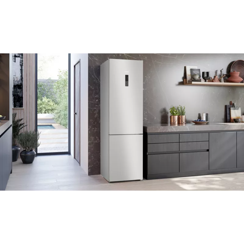 Siemens iQ300 KG39NXICF ledusskapis-saldesais Freestanding 363 L Nerūsējošais tērauds