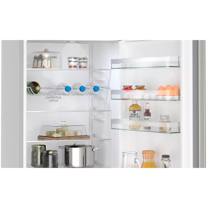 Siemens iQ300 KG39NXICF ledusskapis-saldesais Freestanding 363 L Nerūsējošais tērauds