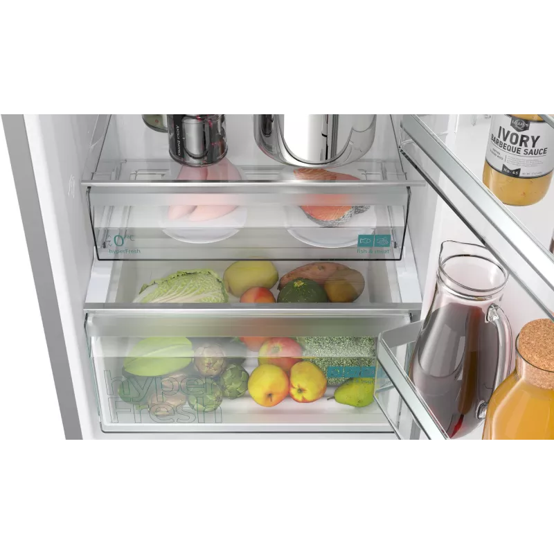 Siemens iQ300 KG39NXICF ledusskapis-saldesais Freestanding 363 L Nerūsējošais tērauds