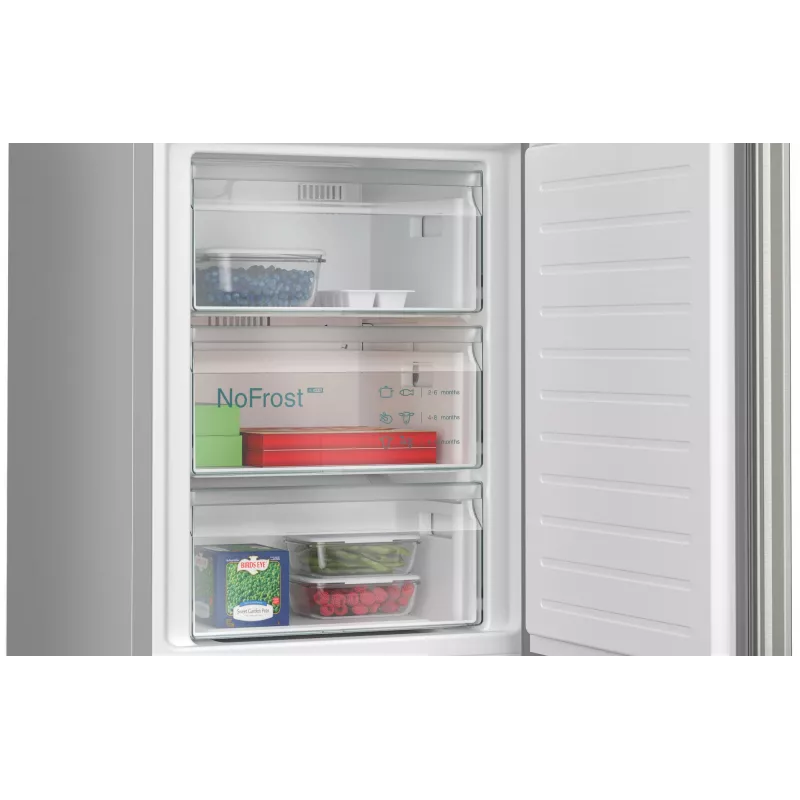 Siemens iQ300 KG39NXICF ledusskapis-saldesais Freestanding 363 L Nerūsējošais tērauds